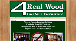 Desktop Screenshot of 4realwood.com